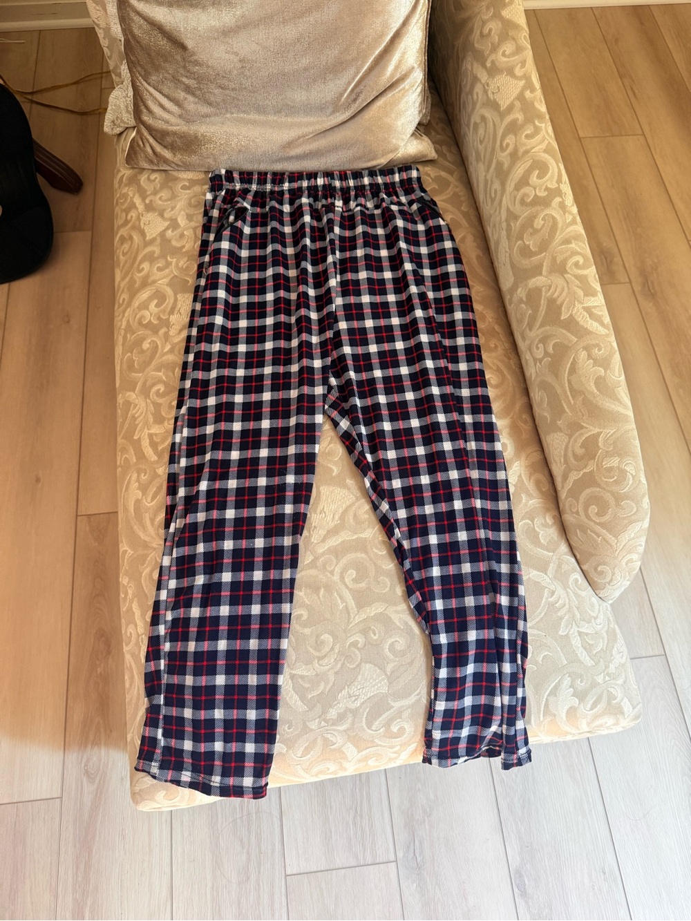 Plaid Lounge Pants - Navy, Red & White not eberjey brand is from Korea